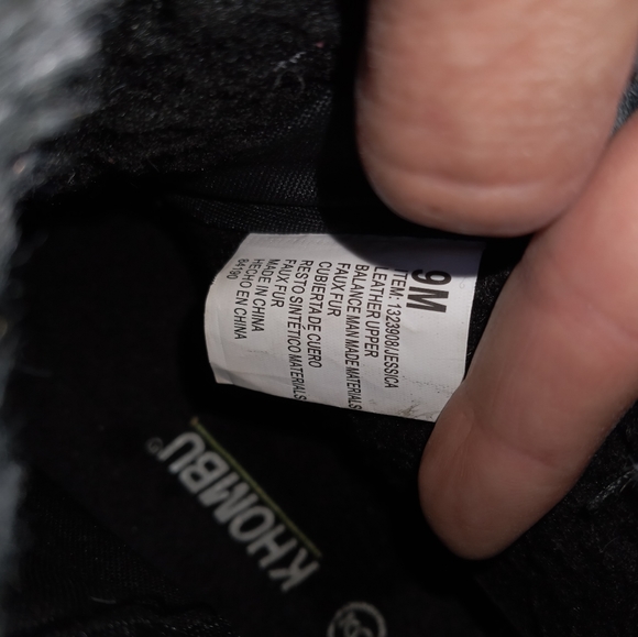 Khombu  black 9  boots - Picture 4 of 5